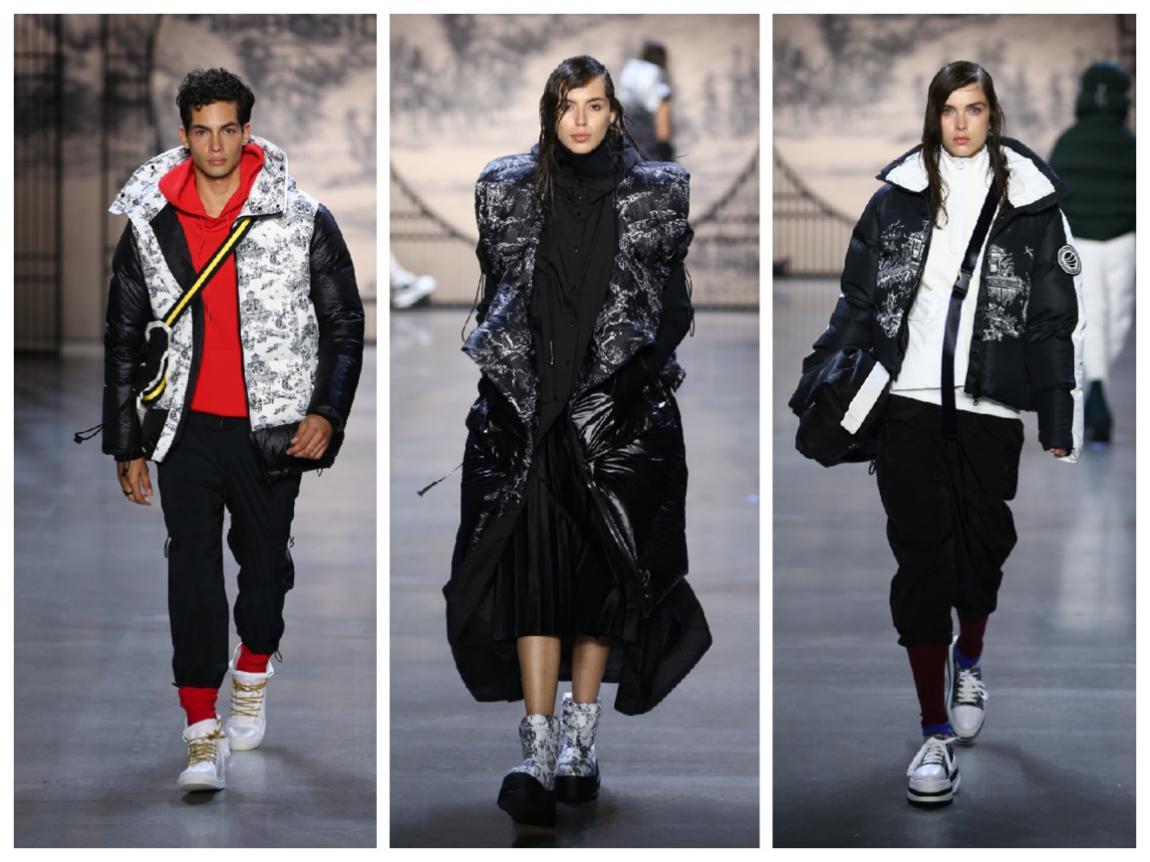 蒙克莱最新羽绒服,小巷中的时尚秘境风采