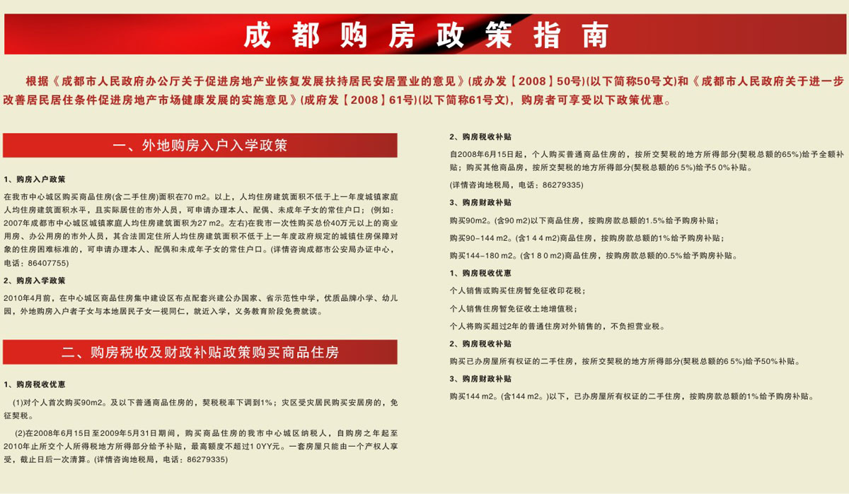 成都最新购房政策解读,影响与展望(2018版)