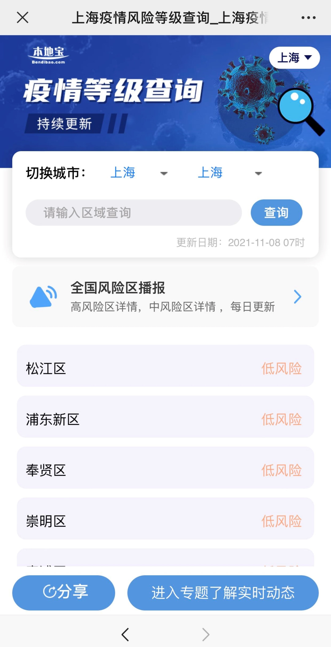 上海疫情风险区域最新情况及详细步骤指南