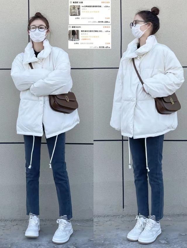 最新白色羽绒服搭配指南，时尚搭配步骤解析