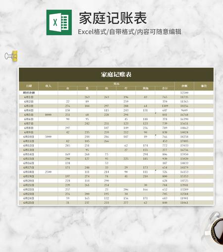 最新版Excel表格下载，家庭趣事背后的数据魅力