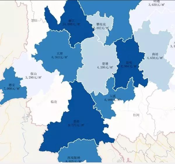 云南最新楼盘房价概览
