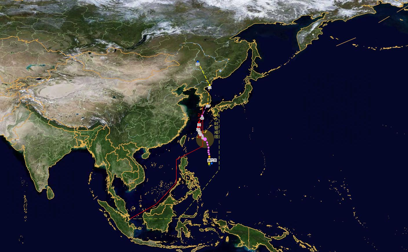 最新更新,关于台风9号的实时动态