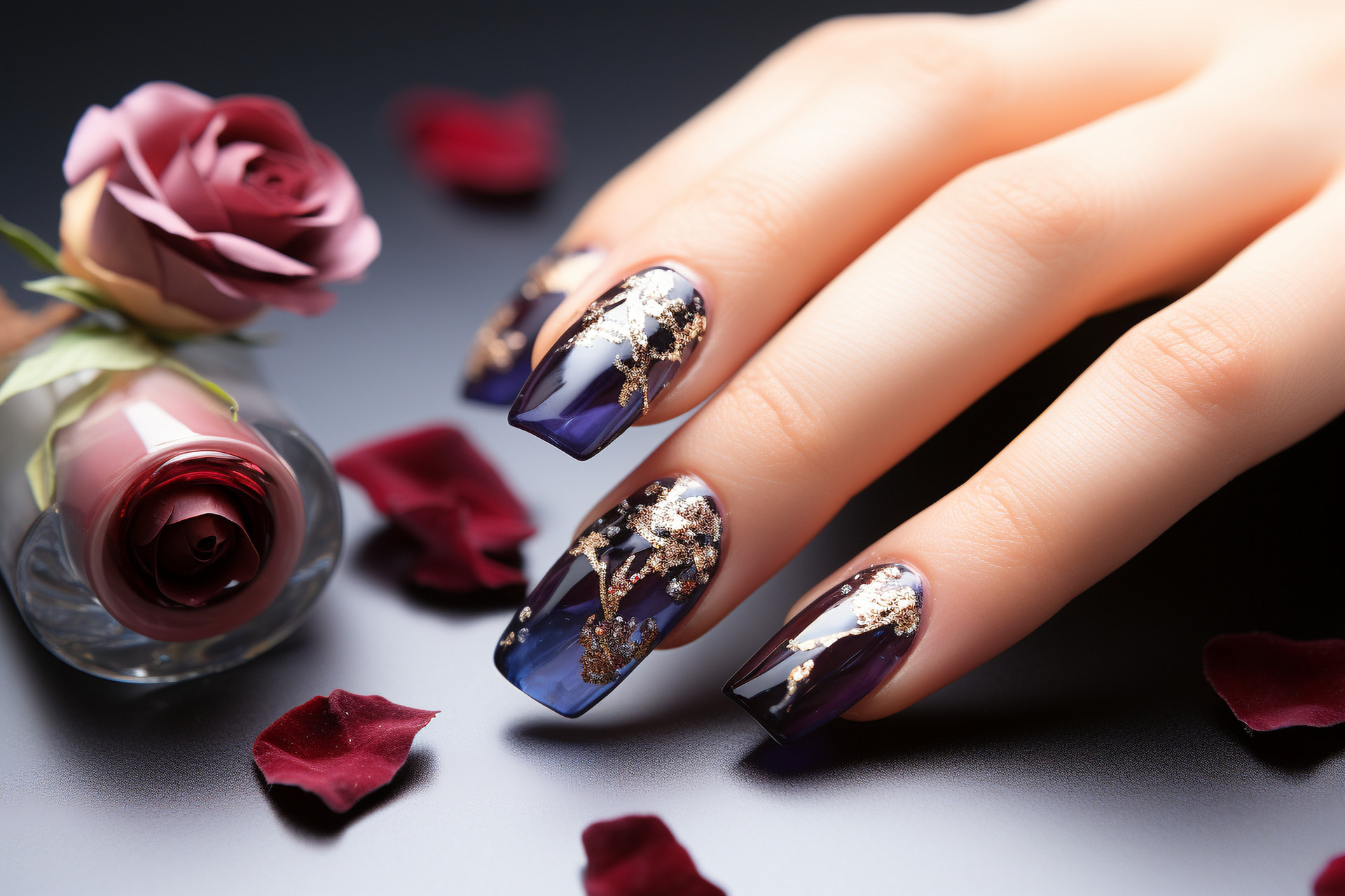 最新款美甲贴花,时尚潮流的璀璨点缀之选