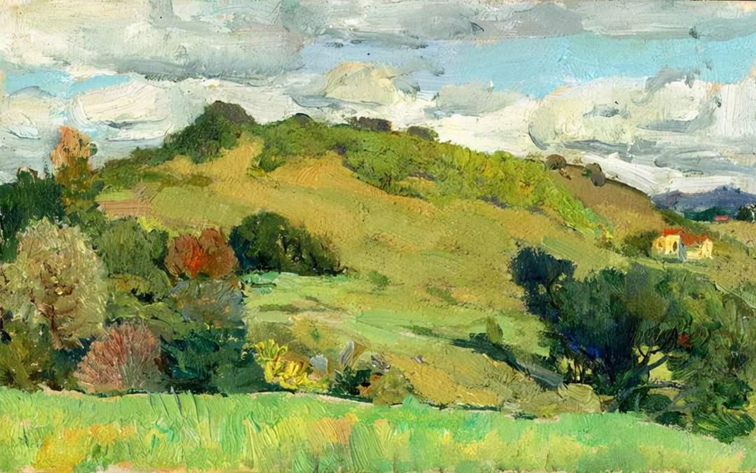 动漫素描图,自然美景的心灵之旅