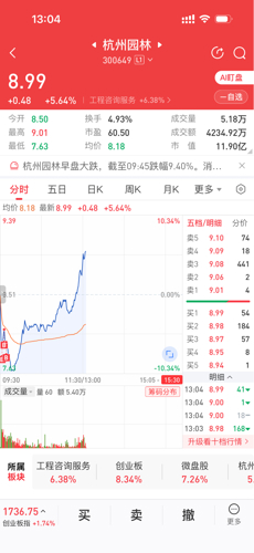 杭州园林股票,投资价值与前景展望分析