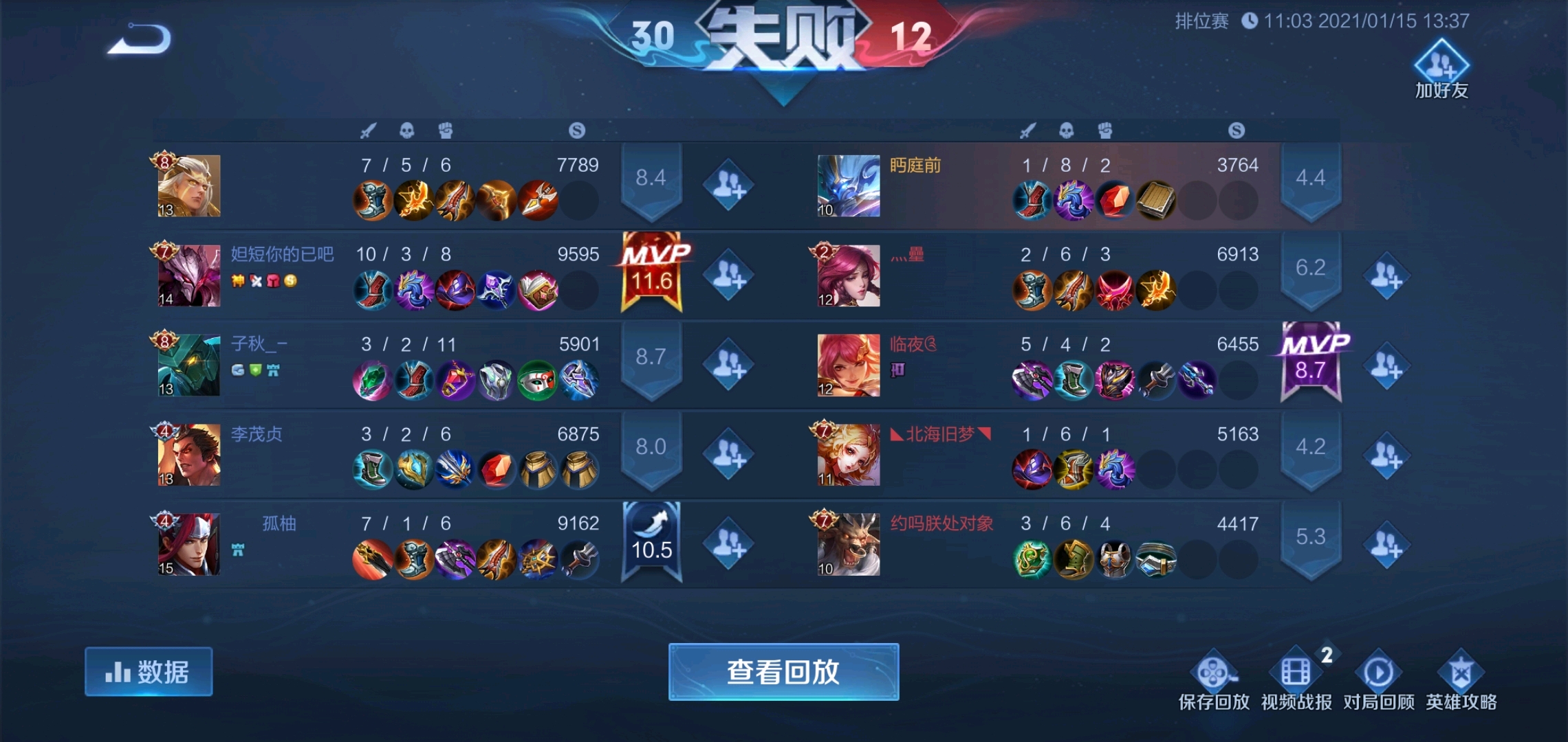 王者荣耀演员歌词全解析