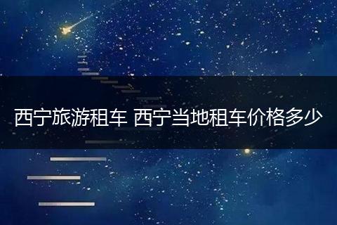 西宁包车价格大全,最新行情与费用详解