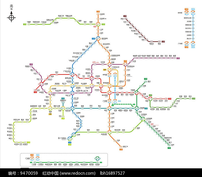 广州地铁最新线路图解析,城市地铁发展与变化全面洞察