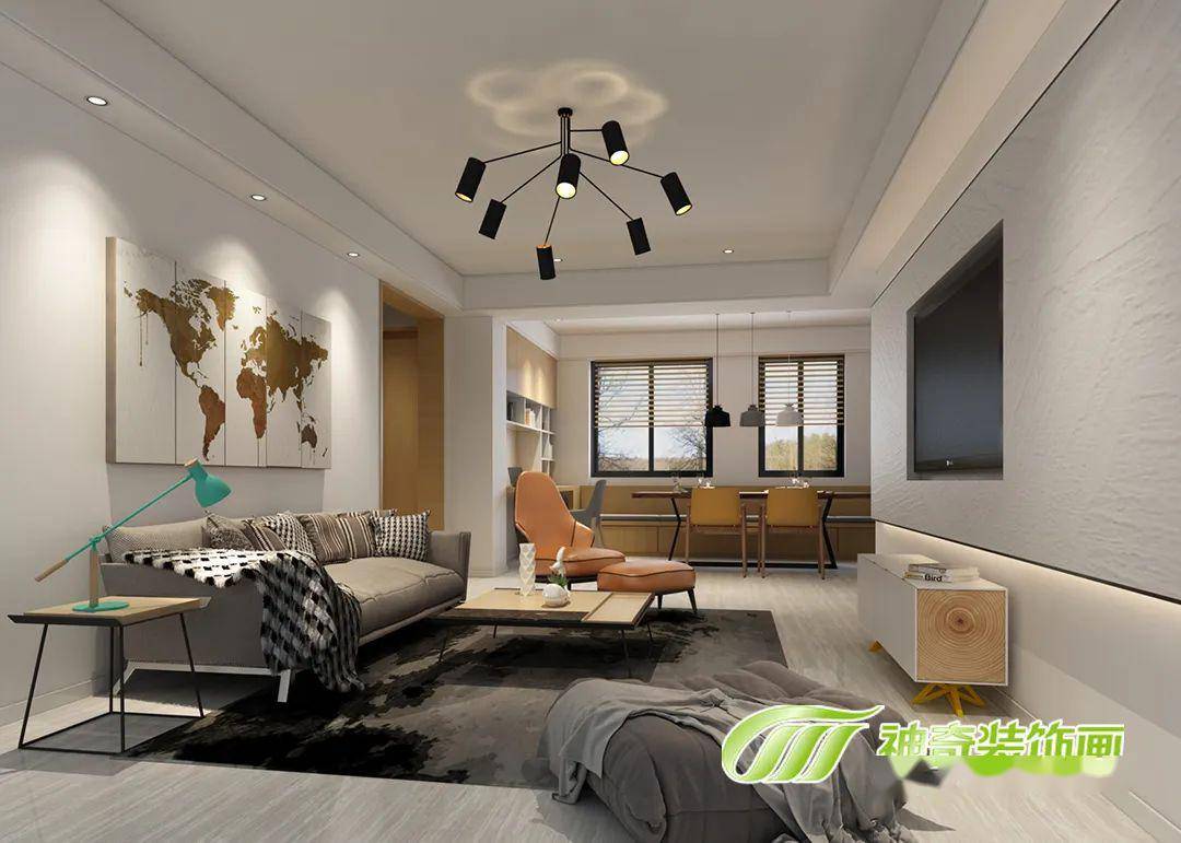 科技美学与家居生活的融合,最新客厅装修效果图展示