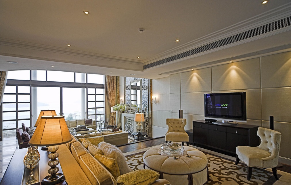 科技美学与家居生活的融合,最新客厅装修效果图展示