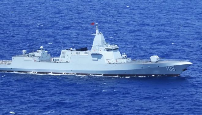 中国海军新纪元,科技巨擘引领最新驱逐舰发展