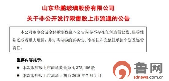 山东华鹏最新公告发布,关注最新动态与公告摘要