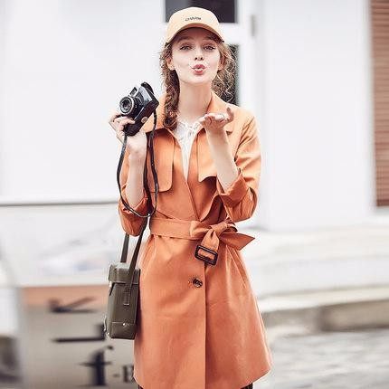 女士风衣最新款,时尚变迁中的自信与成长之旅风采展示