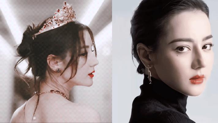 迪丽热巴最新图片,自然美景中的心灵探索之旅