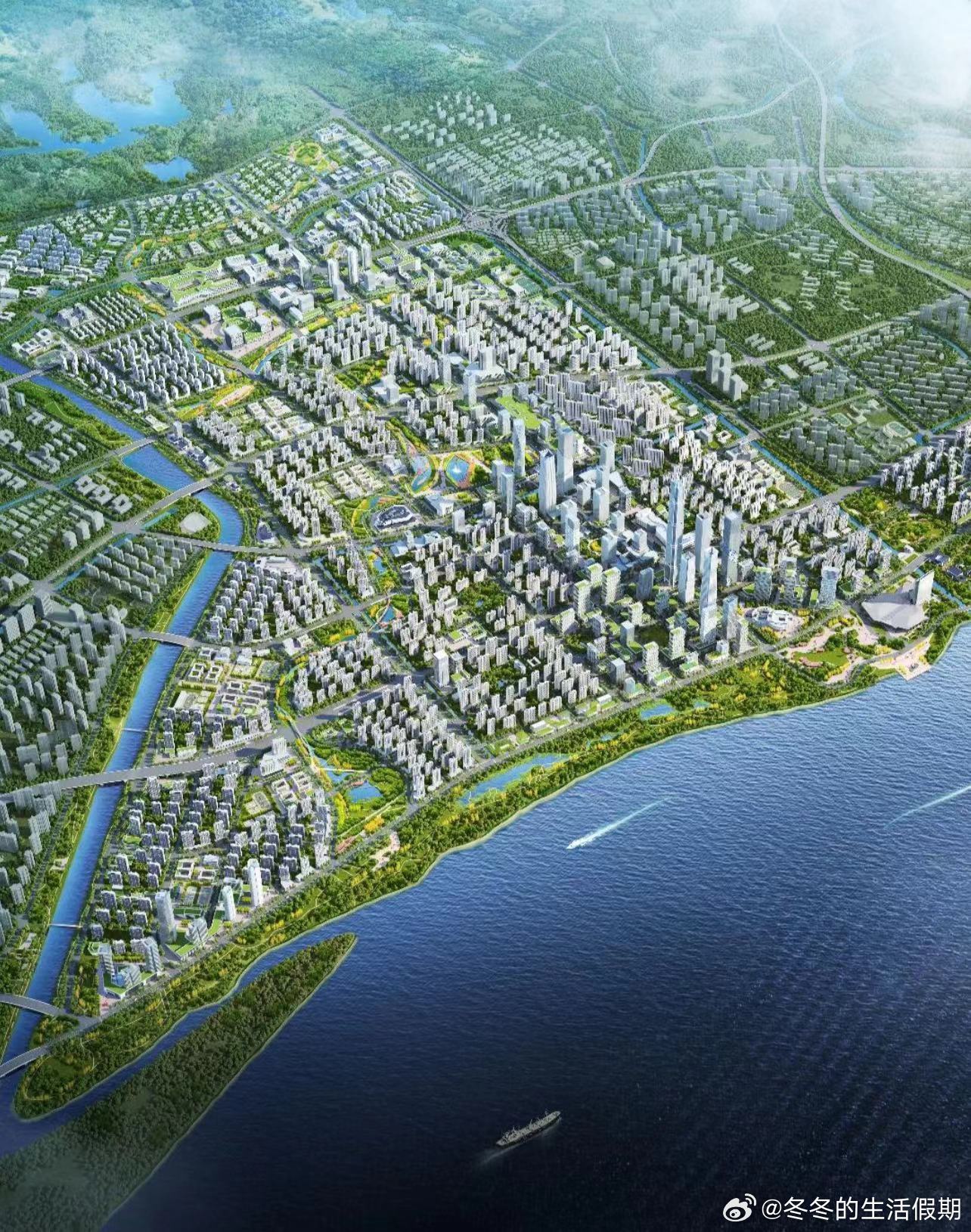 江北水岸新城最新动态,变化中的未来之城,希望之光照亮发展之路